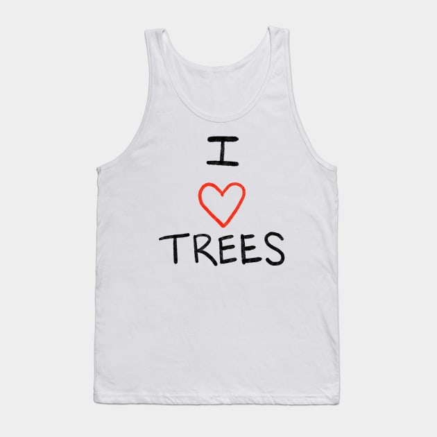 I Heart Trees Tank Top by cowboyknees